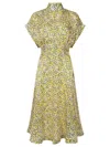 BOTTEGA VENETA MINI DAISY SILK CHARM DRESS