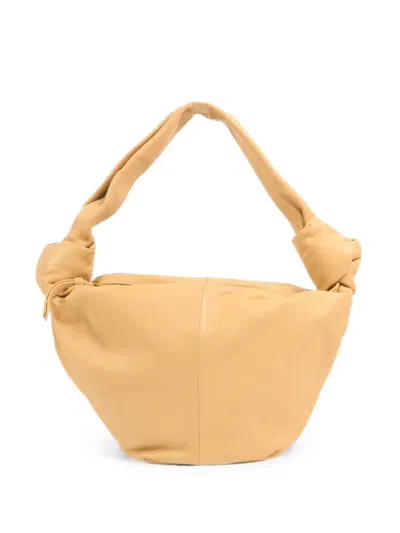 Pre-owned Bottega Veneta Mini Double Knot Shoulder Bag In Neutral