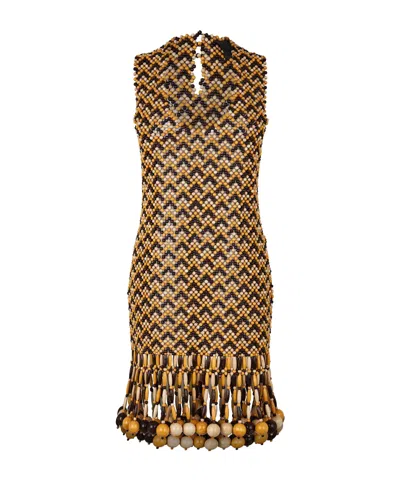 Bottega Veneta Mini Dress In Multi