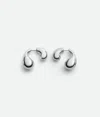 Bottega Veneta Mini Pendant Earrings In Silver