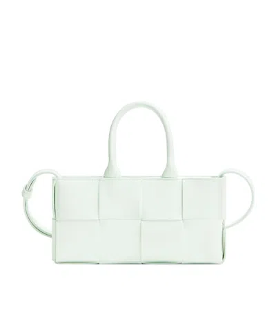 Bottega Veneta Mini East-west Arco Tote Tote Shoulder Bag In Blue