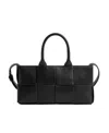 Bottega Veneta Mini East-west Arco Tote In Black