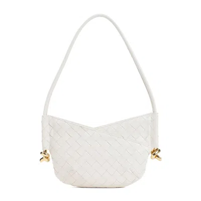 Bottega Veneta Mini Hobo Solstice Bag In White