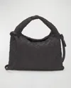 Bottega Veneta Mini Hop Bag In Black