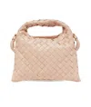 Bottega Veneta Pale Pink Mini Hop Crossbody Bag In Nude