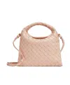 Bottega Veneta Mini Hop Handbag In Nude