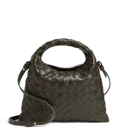Bottega Veneta Mini Hop Hobo Bag In Green