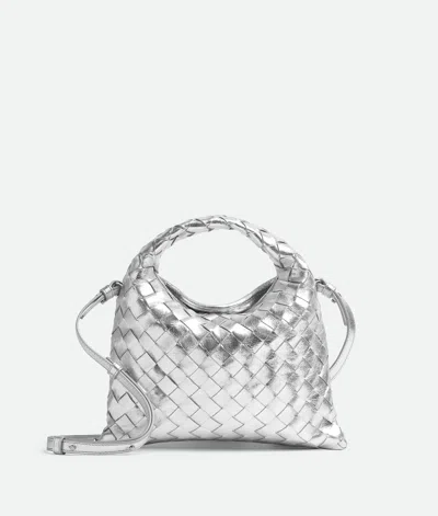 Bottega Veneta Mini Hop In 8101 Silver/silver