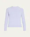 Bottega Veneta Mini Intrecciato Cashmere Sweater In Ciel