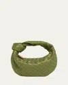 Bottega Veneta Mini Jodie Bag In 2488 Matcha-gold