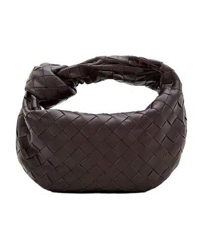 Bottega Veneta Mini Jodie Bag In Brown