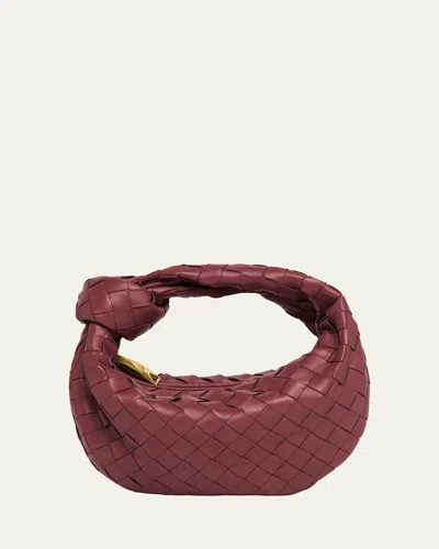 Bottega Veneta Mini Jodie Bag In Dark Barolo