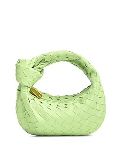 Bottega Veneta Green Mini Jodie Bag In Fennel/gold