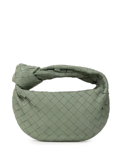 Bottega Veneta Womens Aloe Jodie Mini Leather Top-handle Bag