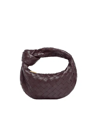 Bottega Veneta Mini Jodie Bag In Dark Barolo