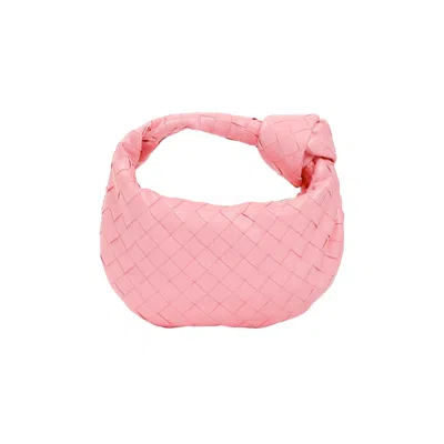 Pre-owned Bottega Veneta Mini Jodie Bag 'ribbon/gold' In Pink