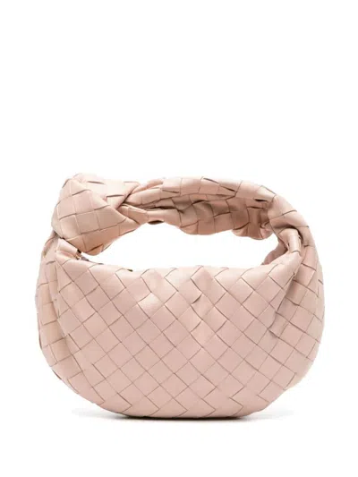 Bottega Veneta Pink Small Jodie Bag In 6917 Lotus Gold