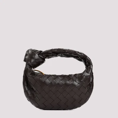 Bottega Veneta Mini Jodie Calf Leather Satchel & Crossbody Bag In Brown