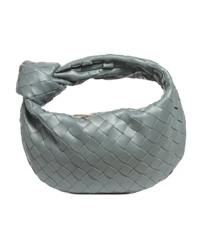 Bottega Veneta Mini Jodie Handbag In Gray