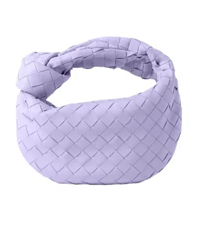 Bottega Veneta Mini Jodie Handbag In Purple