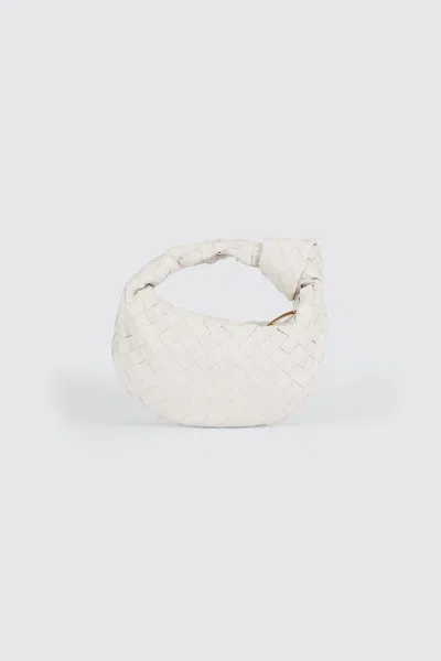 Bottega Veneta "mini Jodie" Handbag In White