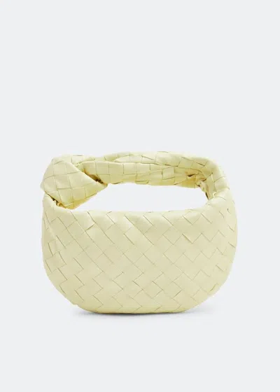 Bottega Veneta Mini Jodie Intrecciato Leather Bag In Metallic