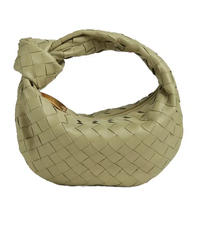 Bottega Veneta Mini Jodie Leather Bag In Green