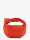 Bottega Veneta Women Mini Jodie Leather Handbag With Intrecciato Motif