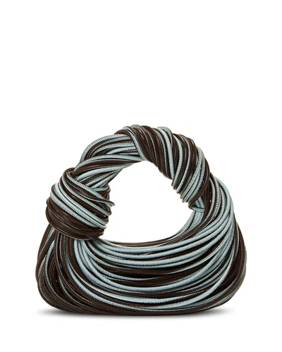 Bottega Veneta Jodie Mini Tubular Top-handle Bag In Teal Fondant Multi