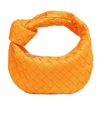 Bottega Veneta Mini Jodie Shoulder Bag In Orange