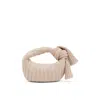 Shop Bottega Veneta Mini Jodie Sock Knit Bag In Beige