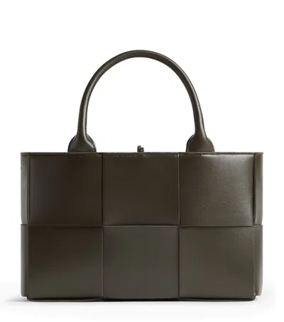 Bottega Veneta Mini Leather Arco Tote Bag In Green
