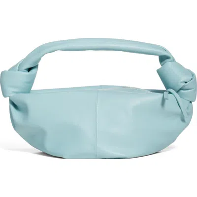 Bottega Veneta Mini Leather Hobo In Green