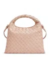 Bottega Veneta Pale Pink Mini Hop Crossbody Bag In Pink