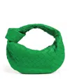Bottega Veneta Jodie Mini Intrecciato-leather Clutch Bag In Green
