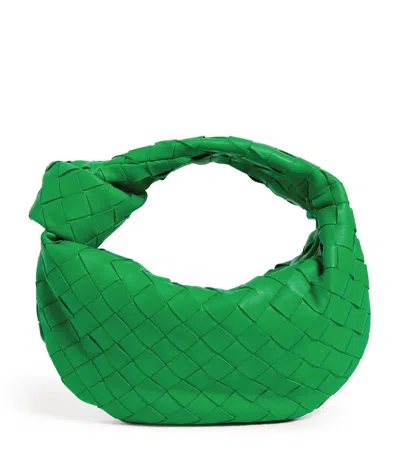 Bottega Veneta Jodie Mini Intrecciato-leather Clutch Bag In Verde