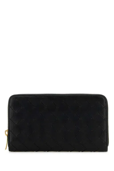 Bottega Veneta Mini Leather Pouch With Intricate Design In Multi