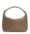 Bottega Veneta Mini Leather Wallace Top-handle Bag In Brown