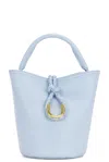 Bottega Veneta Mini Liberta Bucket Bag In 1441 Lunar-m Brass