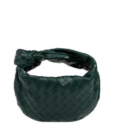 Bottega Veneta Mini Logo Handbag In Brown