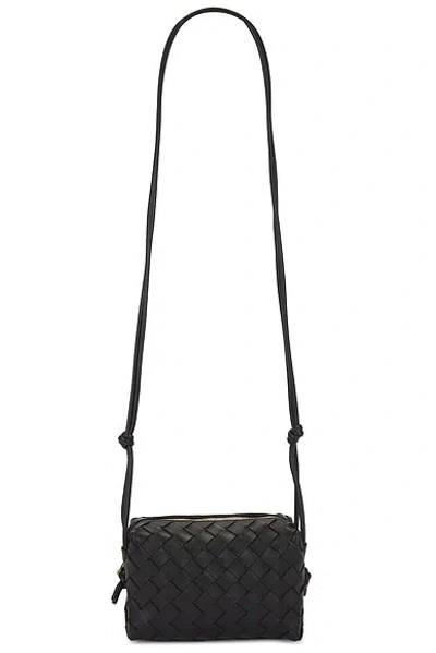 Bottega Veneta Mini Loop Bag In Black
