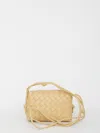 Bottega Veneta Mini Loop Camera Bag In Beige
