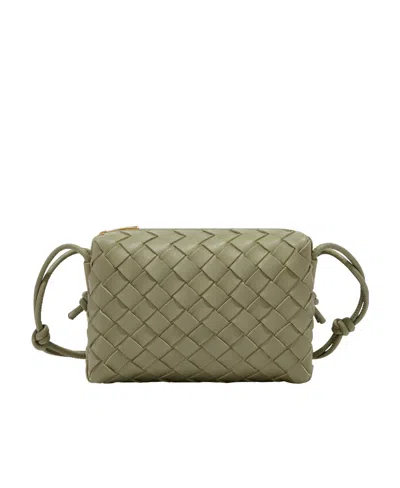 Bottega Veneta Mini Loop Camera Bag In Green