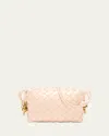 Bottega Veneta Beige Mini Loop Camera Bag In Macaroon Muse Brass