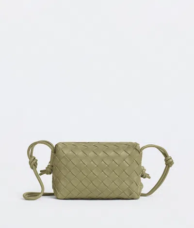 Bottega Veneta Mini Loop Camera Bag In Travertine