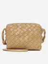 Bottega Veneta Loop Intrecciato Nappa Leather Mini Bag In Almond