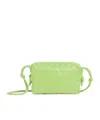 Bottega Veneta Mini Loop Leather Camera Bag In Green