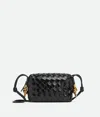 Bottega Veneta Loop Mini Leather Crossbody Bag In Black