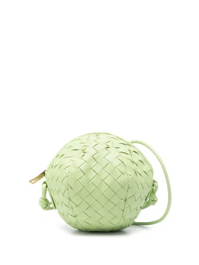 Pre-owned Bottega Veneta Mini Mava Cross Body Bag In Green