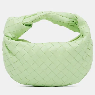 Pre-owned Bottega Veneta Mini Nappa Intrecciato Jodie In Green